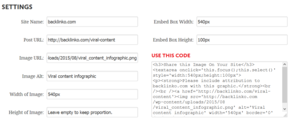 Siege Media Embed Code Generator