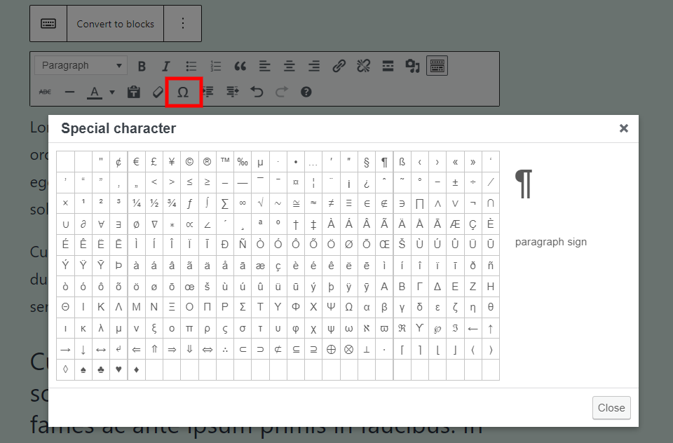 古腾堡编辑器教程：如何使用WordPress经典区块-27